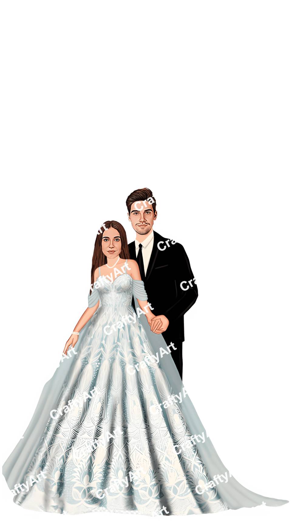 Beautiful Wedding Caricature Design for Modern Celebrations