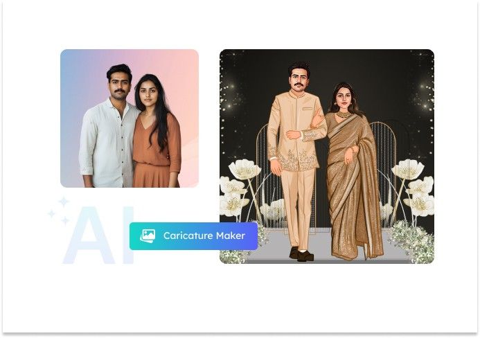 Custom Wedding Caricature