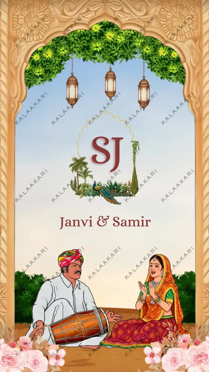 Wedding Save the Date Video Inspired by Rajasthani Culture