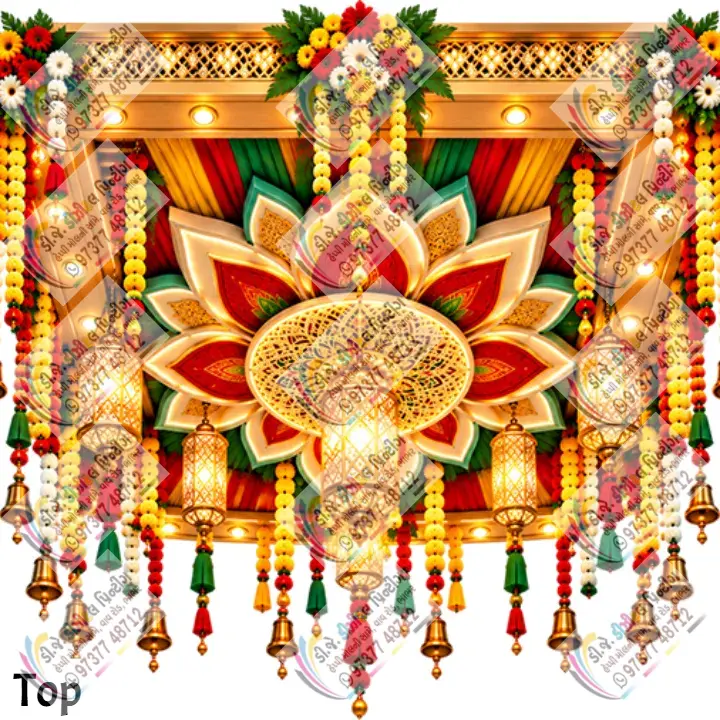Navratri 3D Mandap Design Ideas for Pandal Decoration