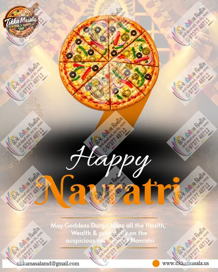 Navratri Branding Post Design for Festive Food Promotions