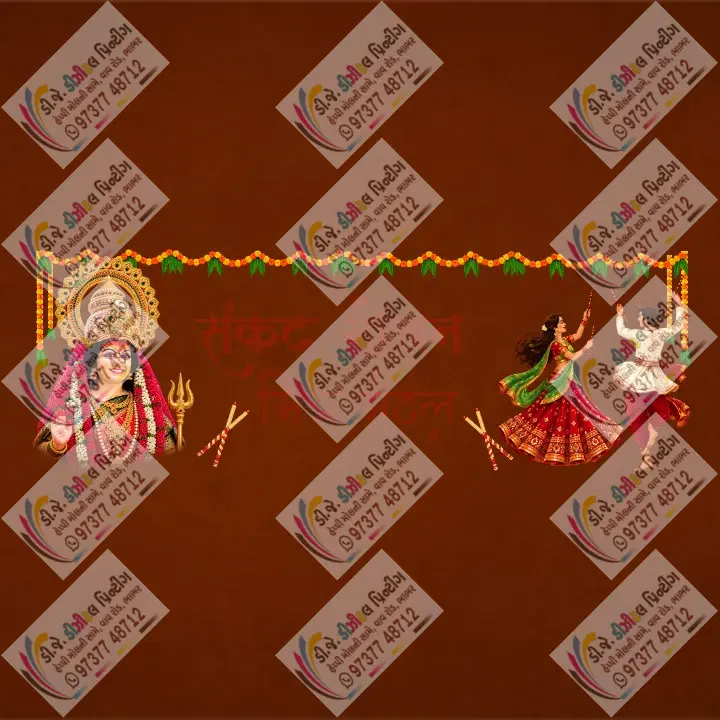 Traditional Navratri 2D Mandap Design Ideas for Events