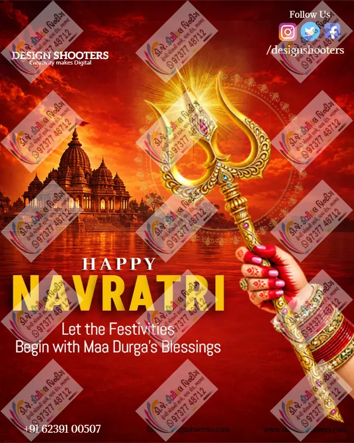 Navratri Branding Post Designs for Festive Promotion