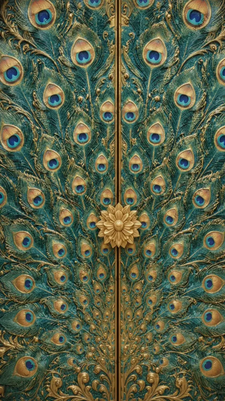 3D Wedding Invitation Video with Peacock Palace Design