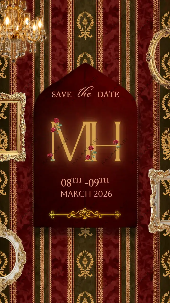 Royal Wedding Save the Date Invitation Video