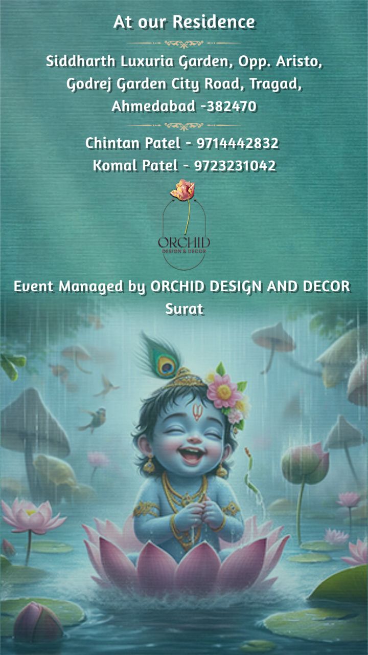Janmashtami Invitation Card Template Online Download