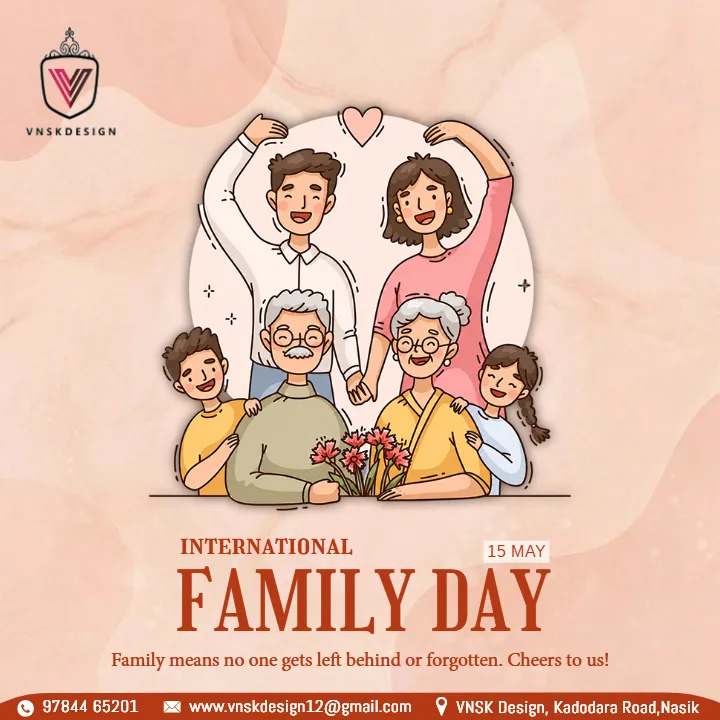 International Family Day Branding Post in English Online