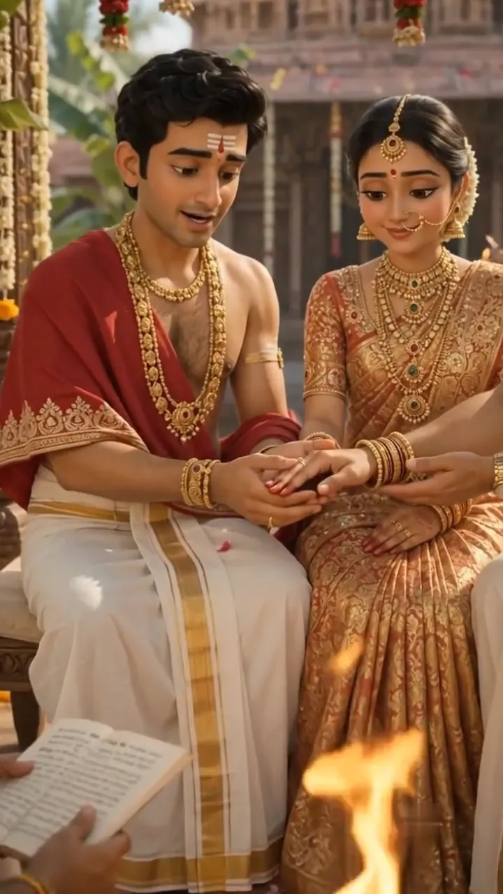 3D Tamil Wedding Invitation Video in South Indian Style
