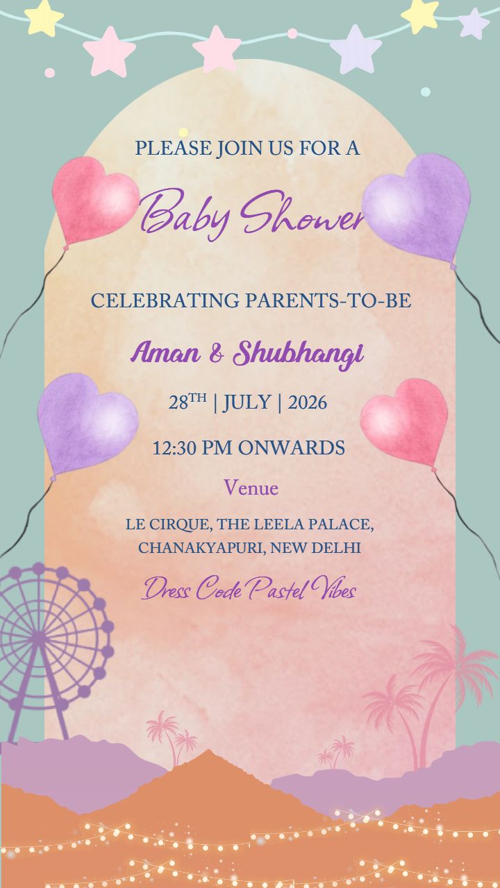 Pregnancy announcement video for baby shower reveal