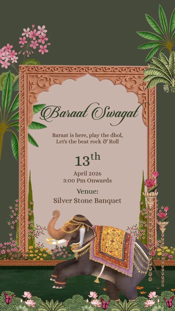 Creative Indian Wedding Invitation Video in English Download