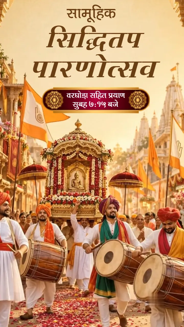 Siddhitap Parna Invitation Video for Jain Mahotsav