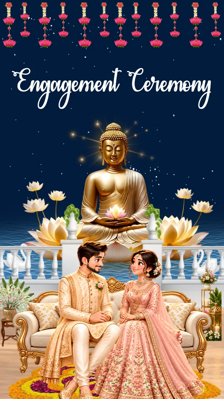 Buddhist Engagement invitation Video Online Download