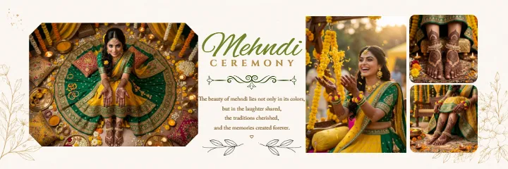 Mehndi Ceremony Album Luxury Floral Mehndi Ceremony Album