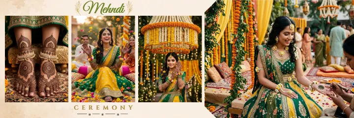 Mehndi Ceremony Album Luxury Floral Mehndi Ceremony Album