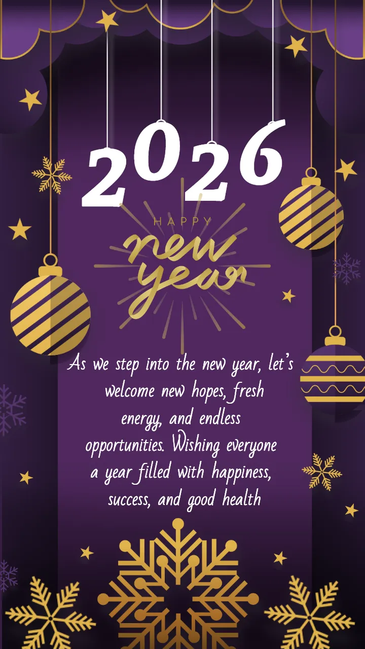 New Year 2026 Cinematic Status Video for WhatsApp HD