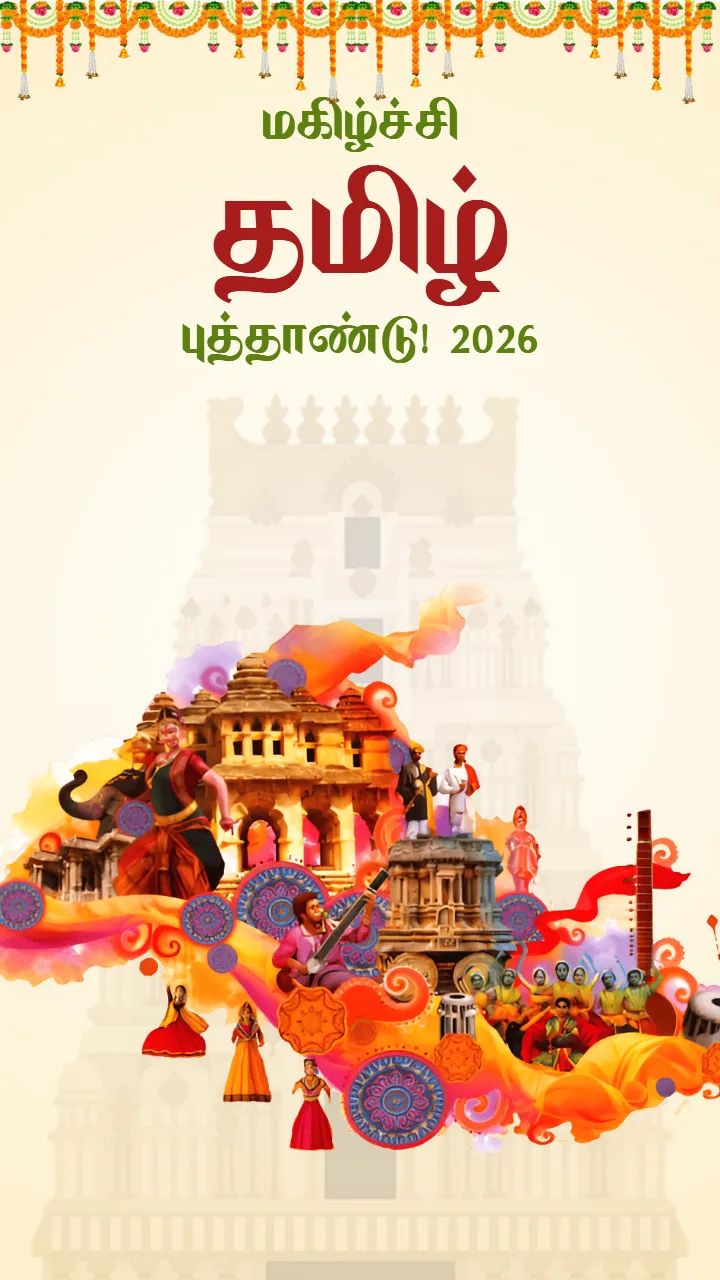 Tamil Puthandu Status Video Wishes Download HD 2026 New