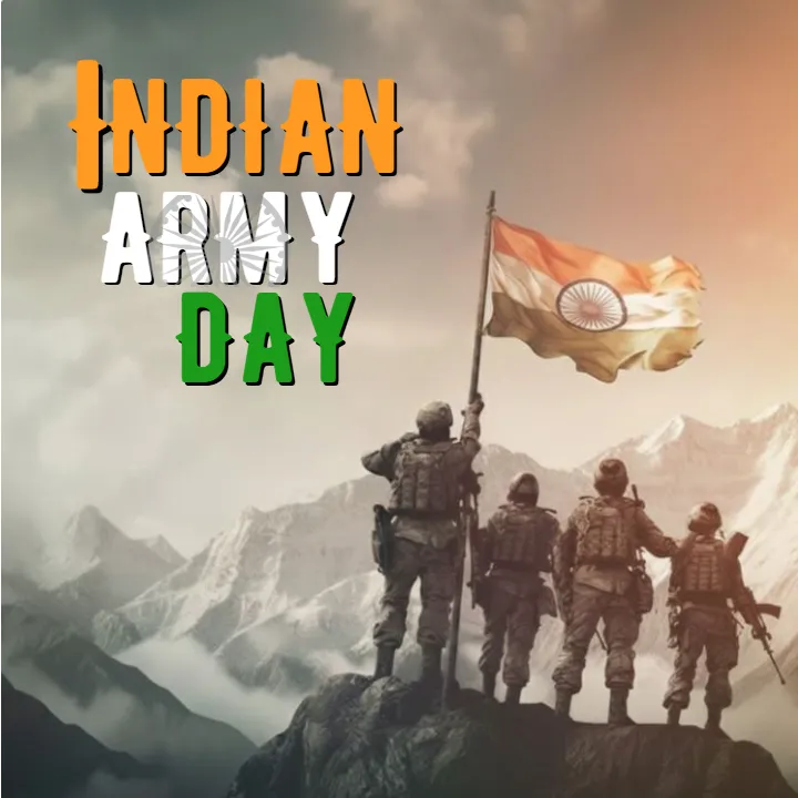 Latest Indian Army Day Image English 2026 for Patriotic Use