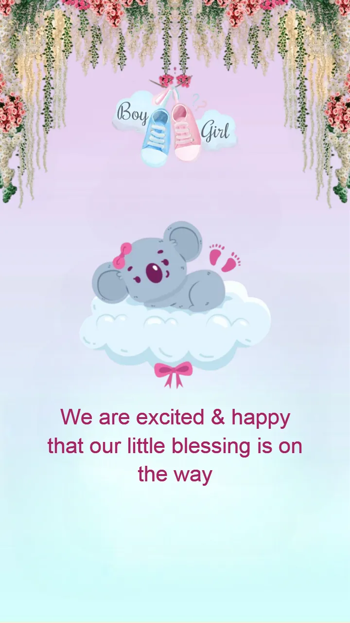 Baby Shower Invitation Video Designs for Cute Themes