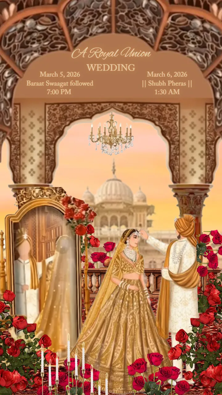 Wedding Invitation Video Online Luxury Garden Style