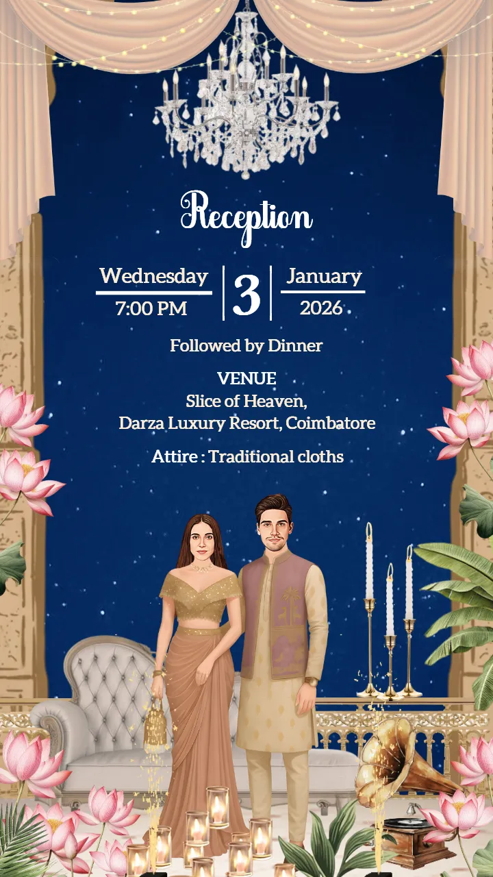 south indian wedding invitation video royal wedding card