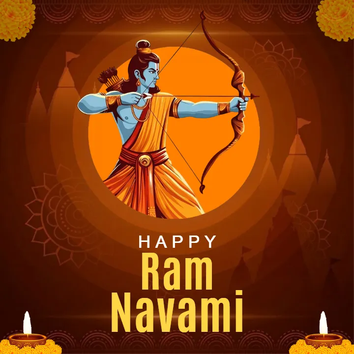 Unique Happy Ram Navami Image in English Free Collection