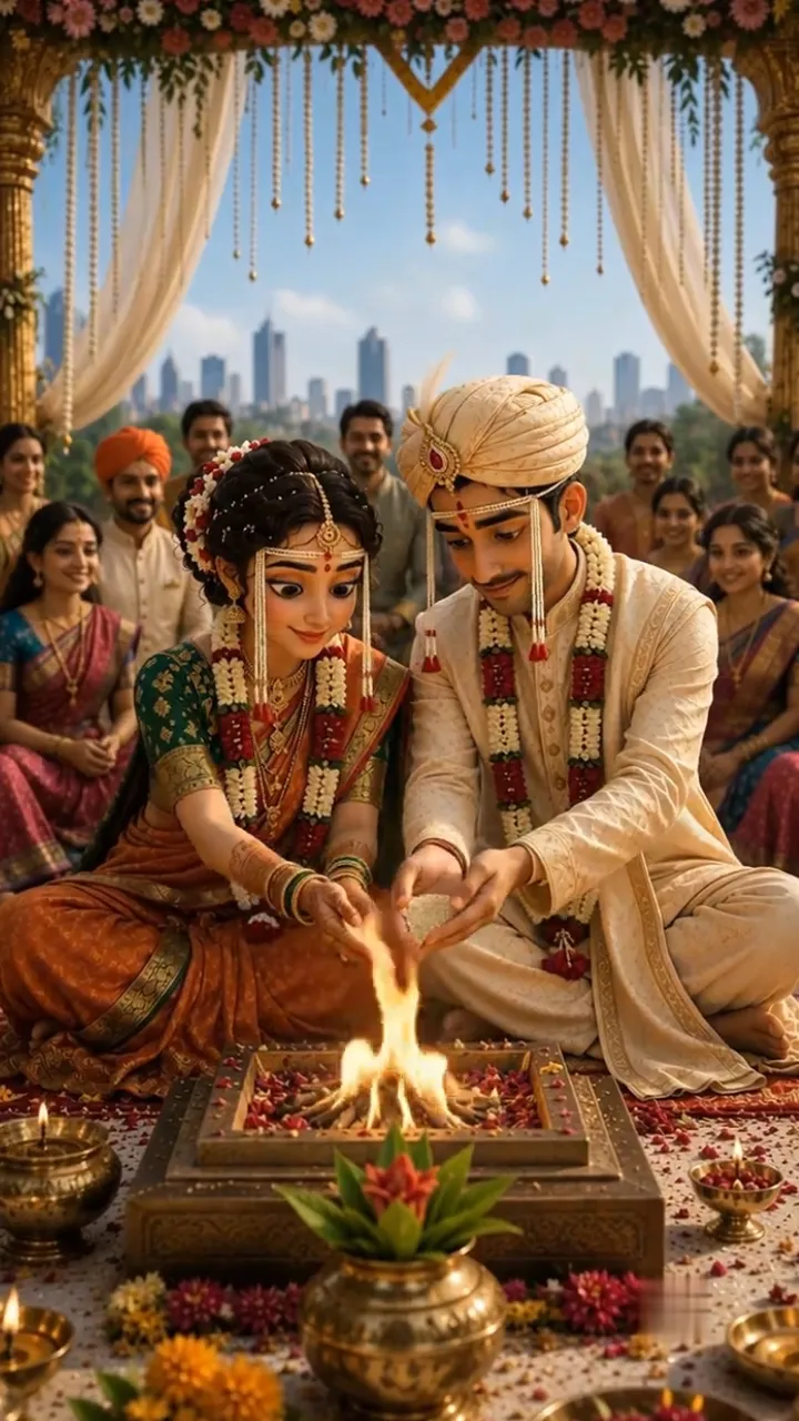 3D Marathi Wedding Invitation Video for Traditional Wedding