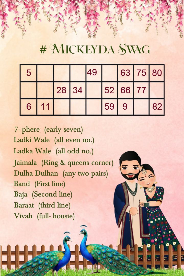 Tambola Ticket Game For Festive Indian Celebrations