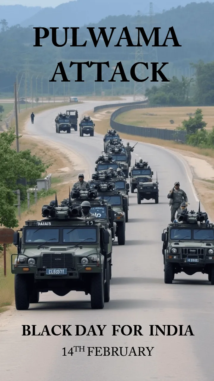 Pulwama Attack Black Day Status Video in English Free Online