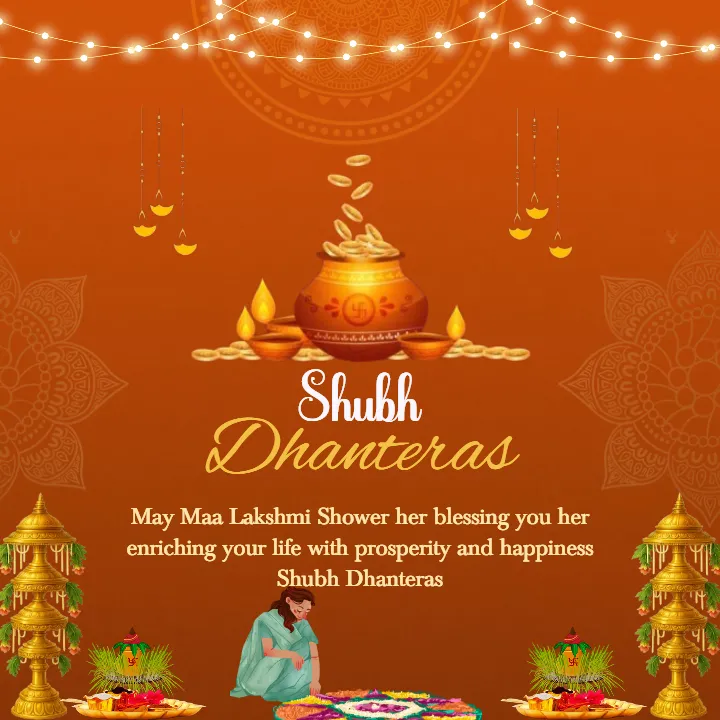 Happy Dhanteras Pic in English Language for Everyone