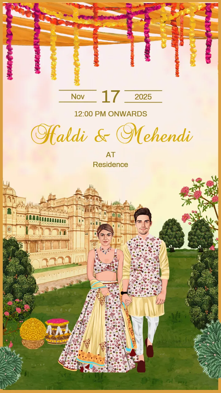 Royal Wedding Invitation Video Designs for Grand Events