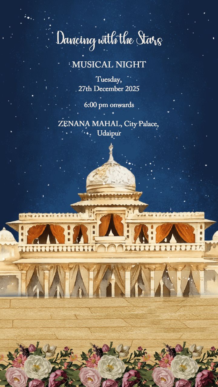 Luxury Palace Wedding Invitation Video Background