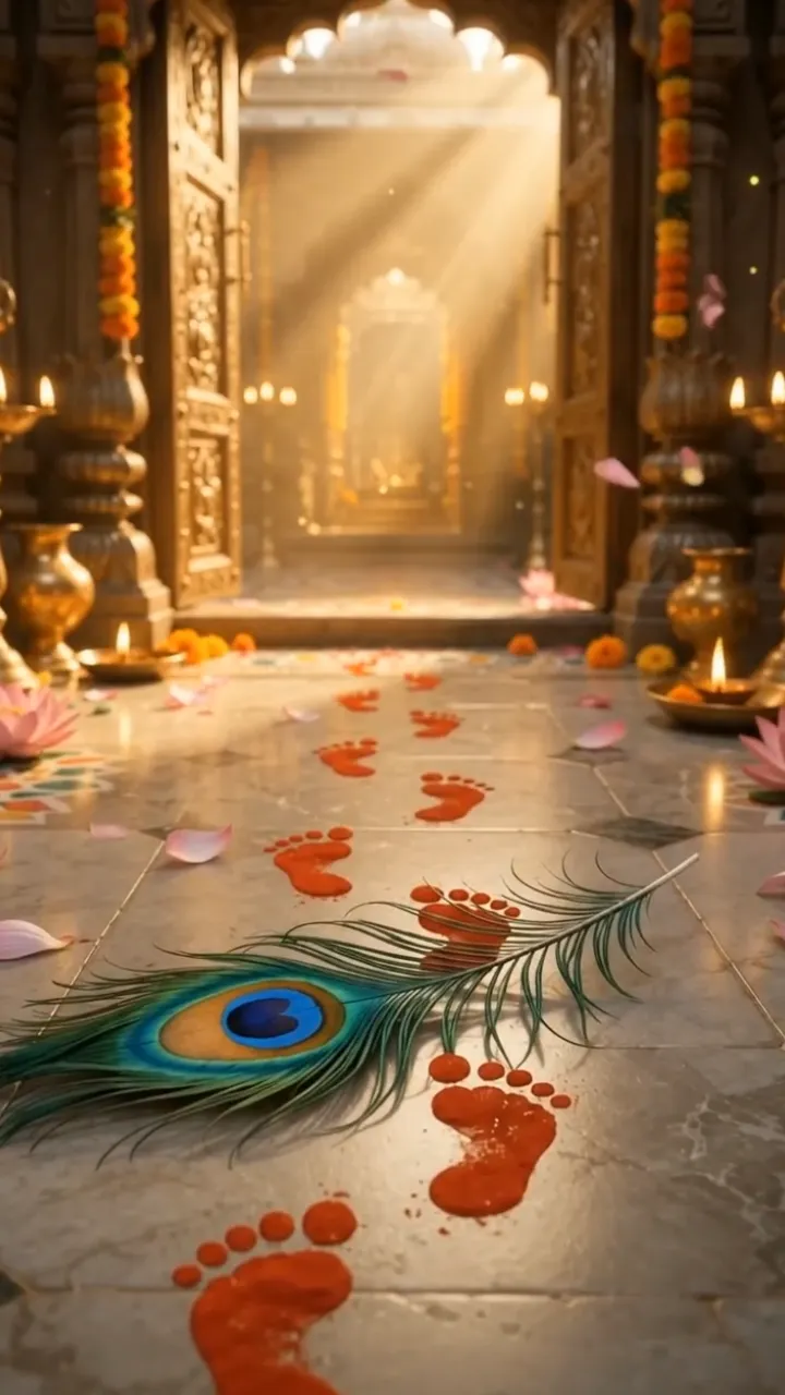 Janmashtami Invitation Video Templates for Krishna Events
