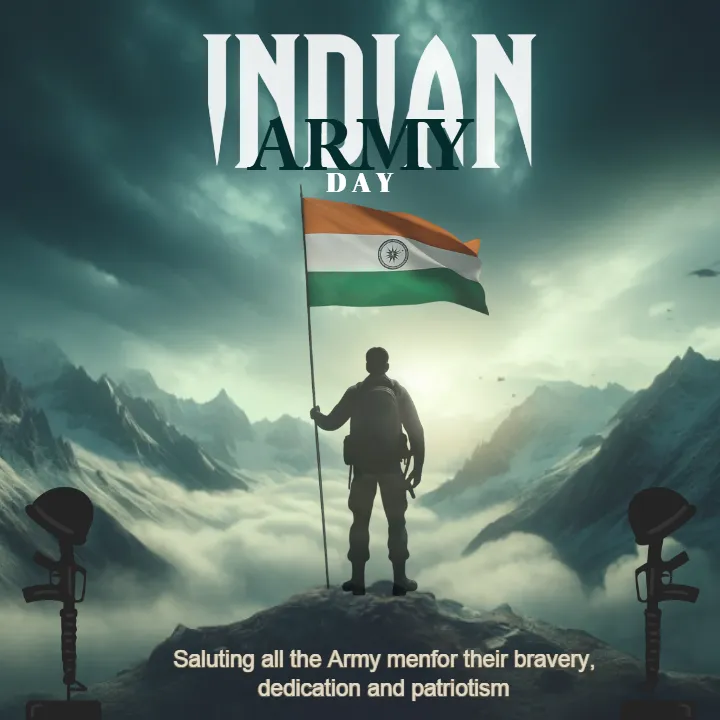 Download Indian Army Day Wishes Image in HD Quality