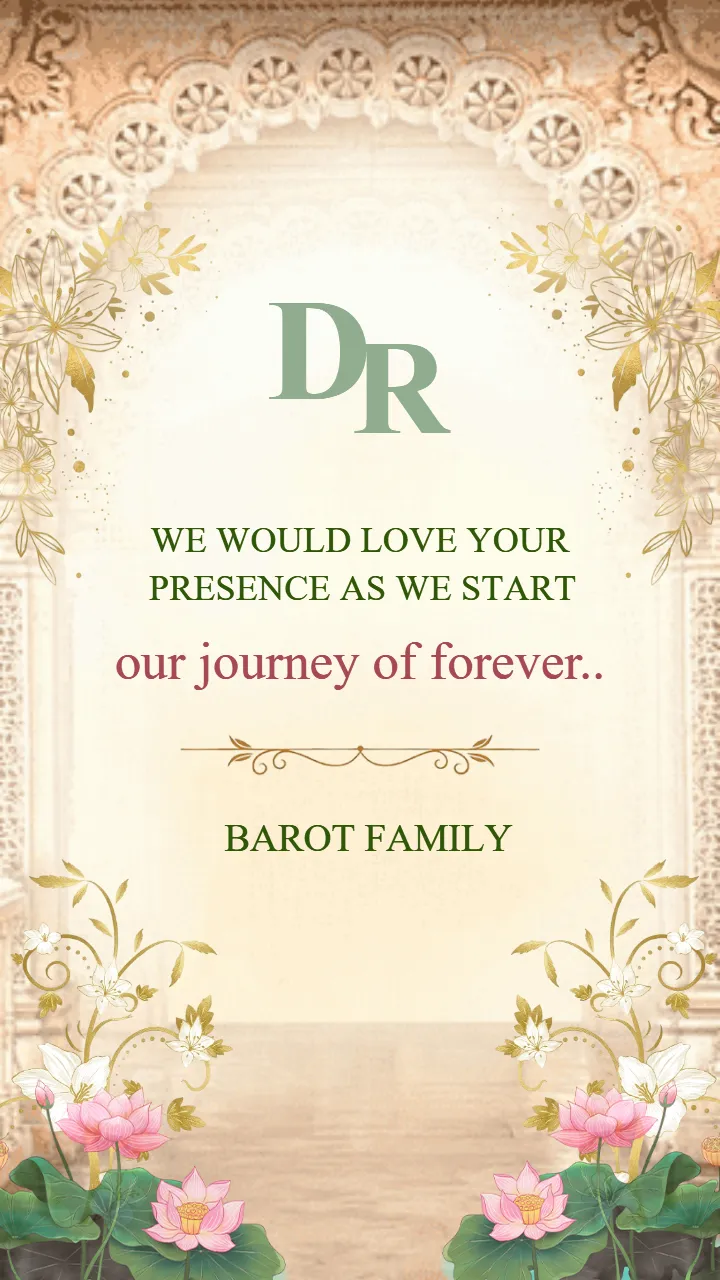 Modern Engagement Invitation Video with Traditional Touch