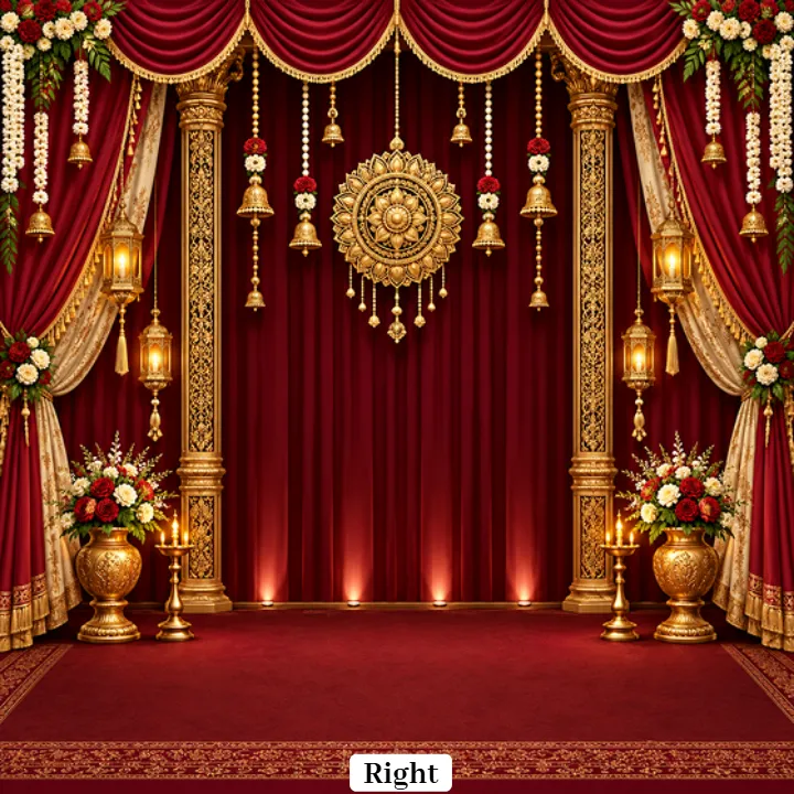 Ganesh Utsav 3D Mandap PSD Collection for Ganpati Setup