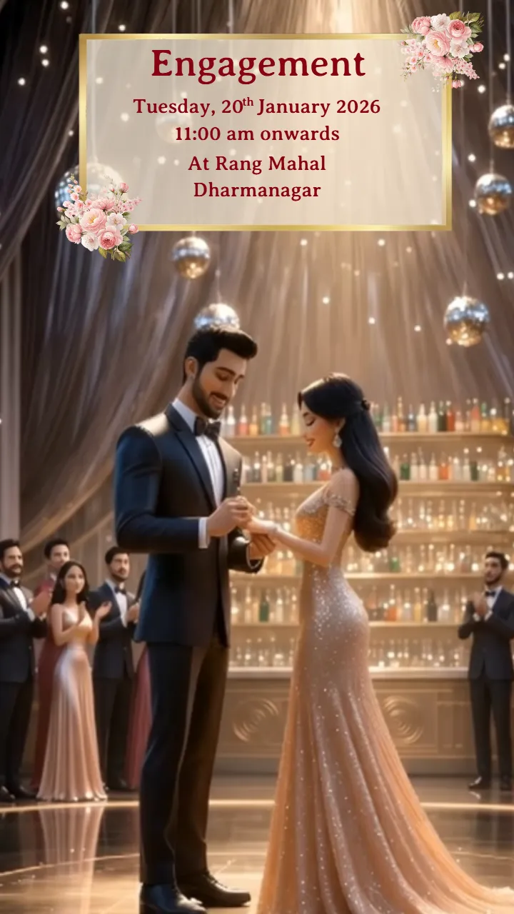 3D Wedding Invitation Video for Luxury Indian Wedding