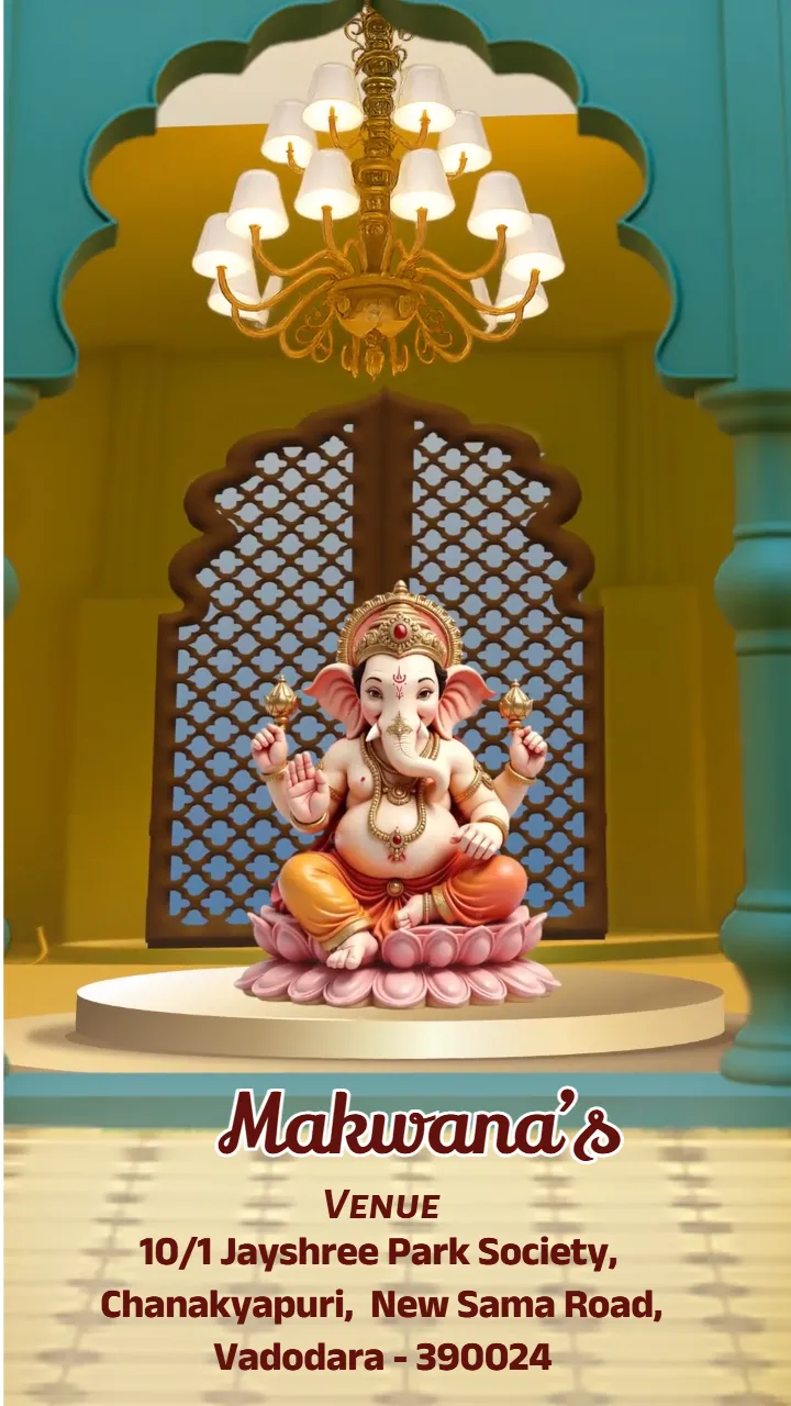 3D Wedding Invitation Video for Gujarati Wedding