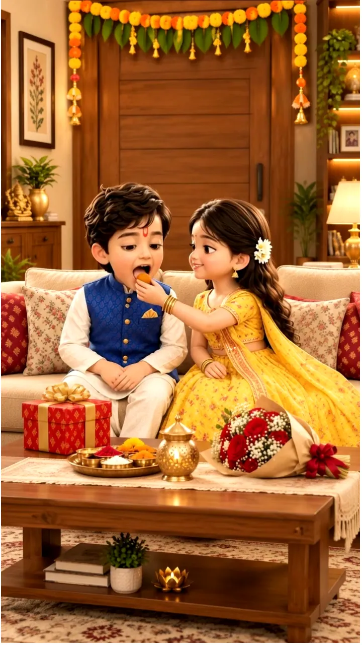 Bhai Dooj Invitation Video in Hindi for Family Celebration