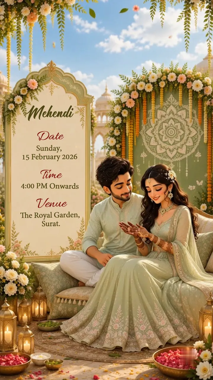 3D Wedding Invitation Video for Grand Indian Wedding
