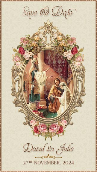 Christian Wedding Invitation Card Maker Template