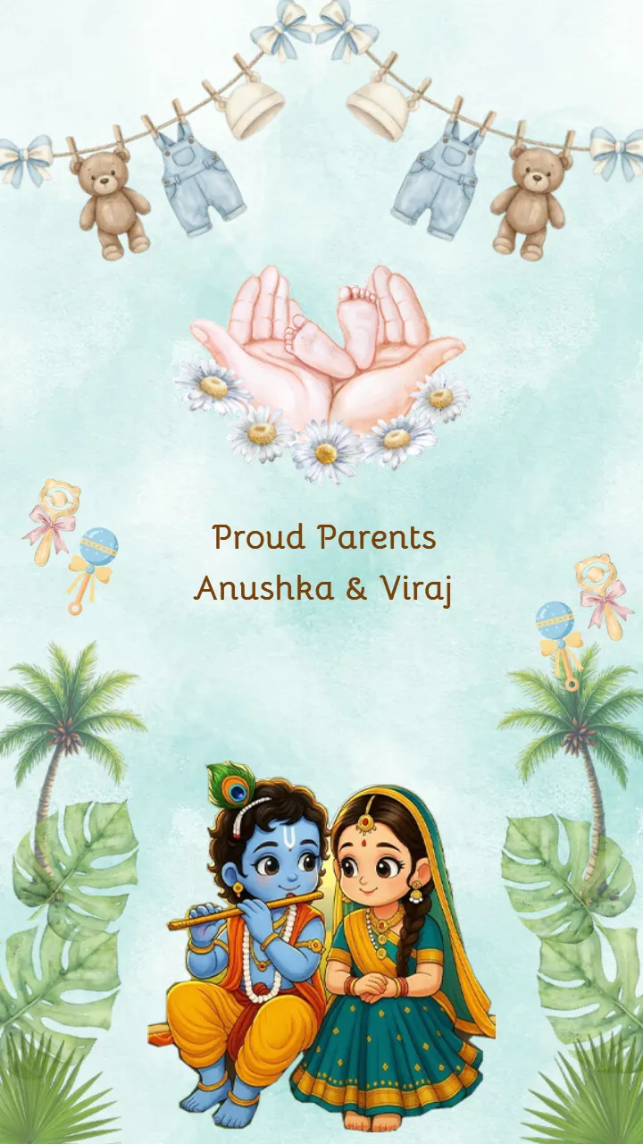 Baby Shower Invitation Video for Indian Baby Shower Ceremony
