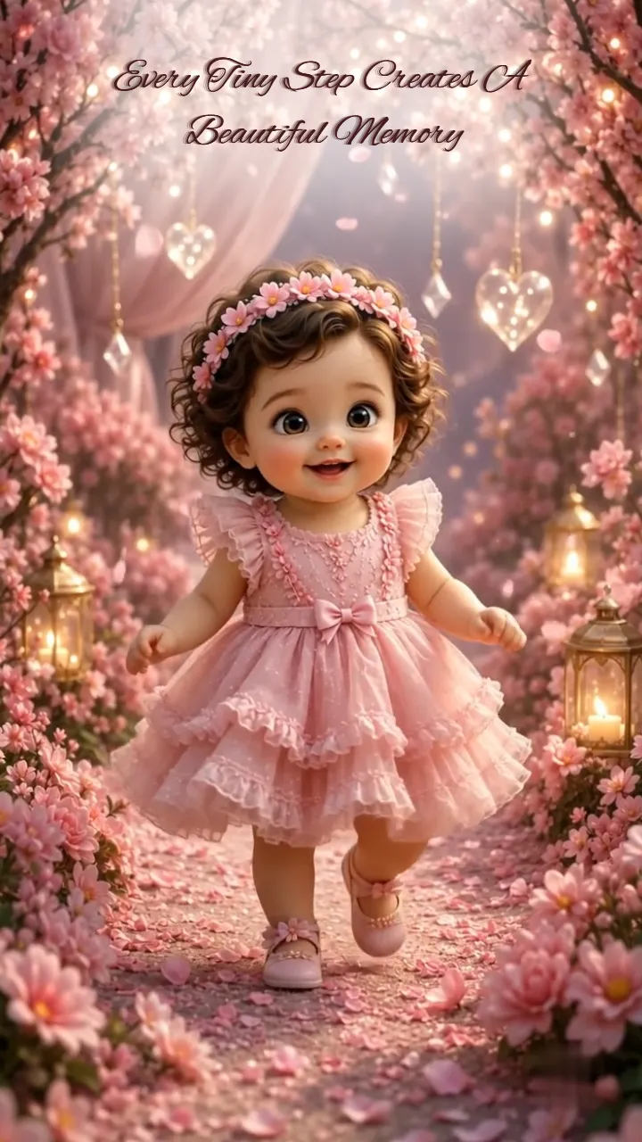 3d Birthday Invitation Video For Girl Magical Garden Theme