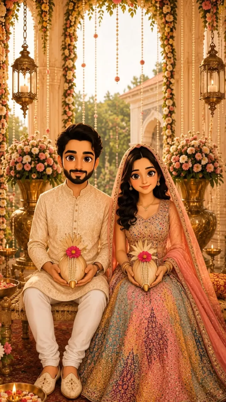 3D Jal Ceremony Invitation Video Template