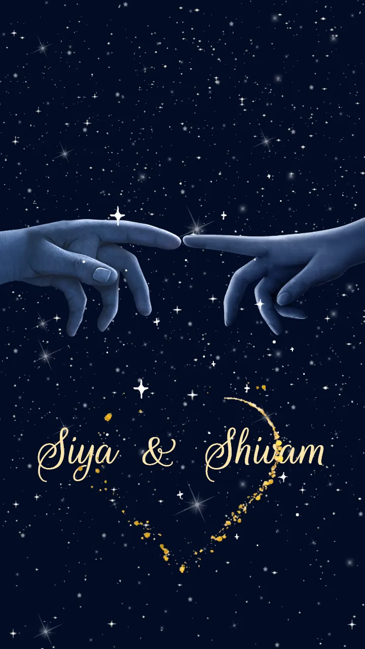 Engagement Invitation Video English luxury Night Sky Design