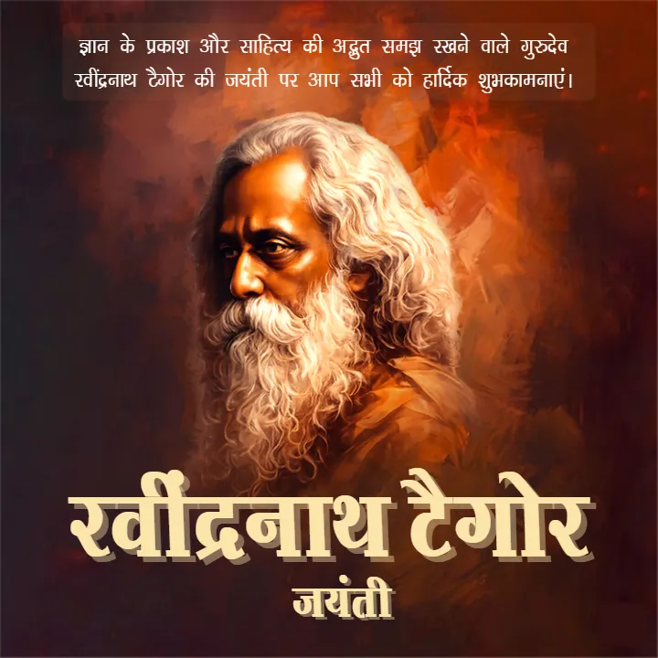 Rabindranath Tagore Jayanti Wishes and Quotes Collection