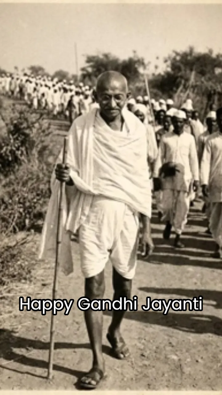 Gandhi Jayanti Status Video for WhatsApp Sharing