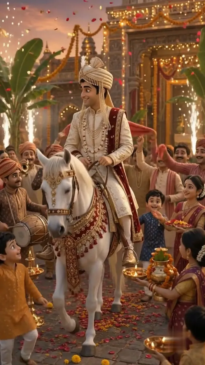 3D Bihari Wedding Invitation Video with Traditional Rituals