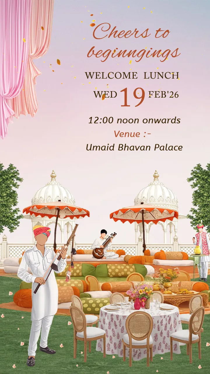 Wedding Invitation Video with Rajasthani Theme