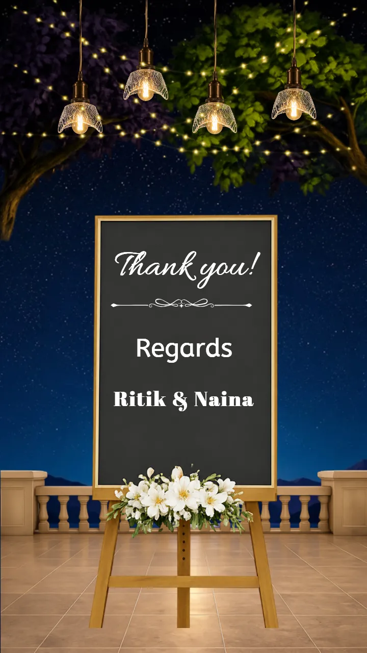 25th wedding anniversary Video Luxury Gold Stage Decoration