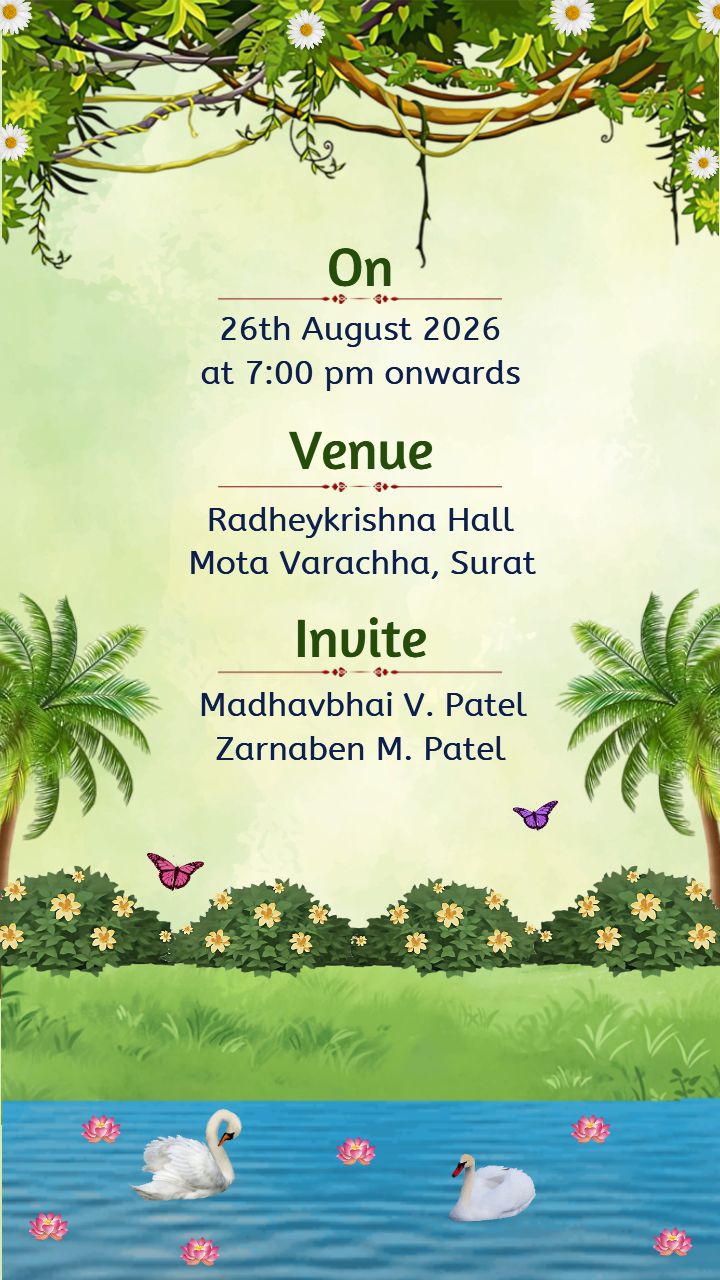 Online Baby Shower Invite Video with Krishna Theme Love